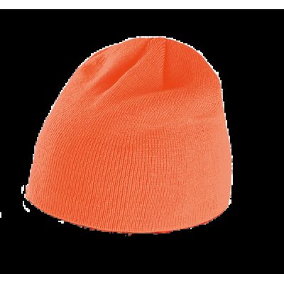 Gorro cálido y suave Fluorescent Orange