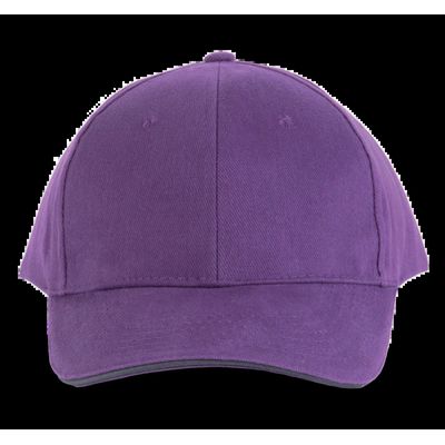 Gorra algodón grueso Purple / Dark Grey