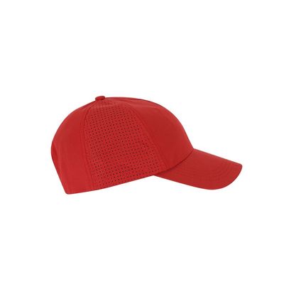 Gorra microfibra con redecilla transpirable
