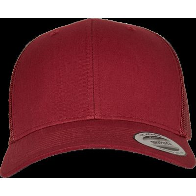 Gorra trucker retro con rejilla Cranberry