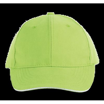 Gorra algodón grueso Lime / White