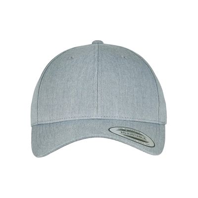 Gorra curva clásica Heather Grey