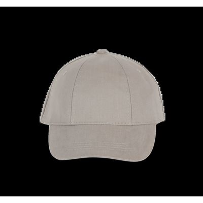 Gorra 6 paneles algodón Grey