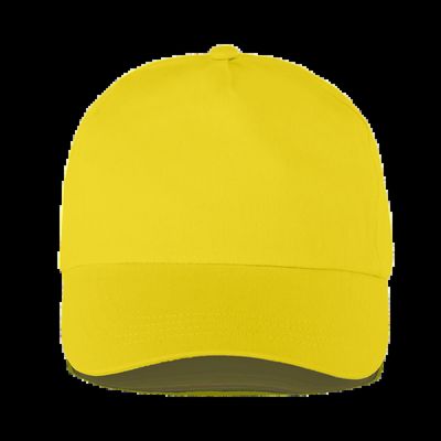 Gorra de 5 paneles Bright Yellow