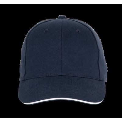 Gorra béisbol con velcro Navy / White