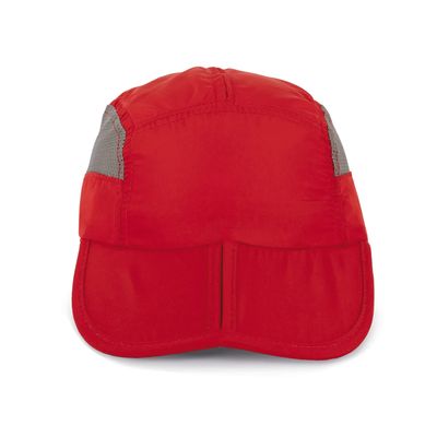 Gorra plegable de microfibra con velcro