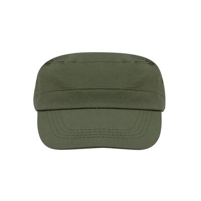 Gorra militar de algodón