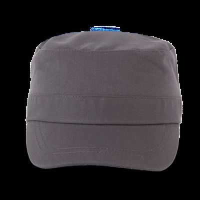Gorra de algodón con cierre de velcro Dark Grey