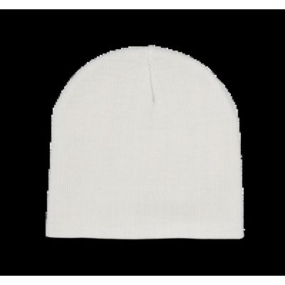 Gorro de punto fino reciclado Off White