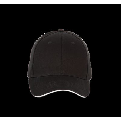 Gorra con Correa de ajuste Black / White