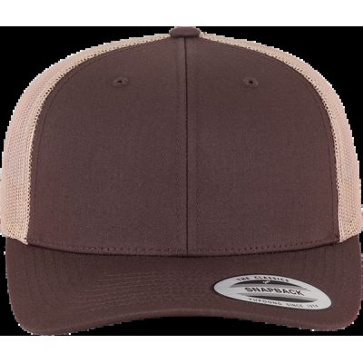 Gorra trucker retro bicolor Brown / Khaki