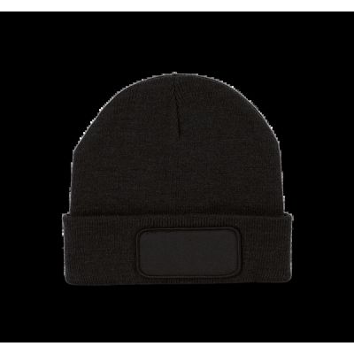Gorro reciclado con parche Black