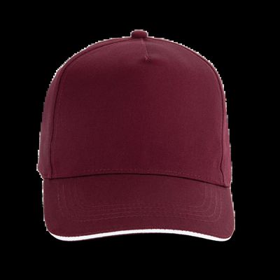 Gorra con banda de transpiración Burgundy / White
