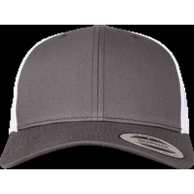 Gorra trucker retro bicolor Darkgrey / White