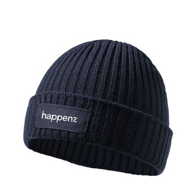 Gorro de punto de canalé
