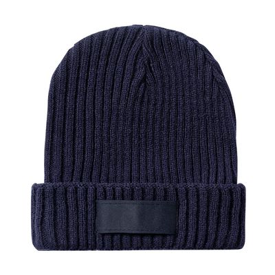 Gorro de punto de canalé Mar