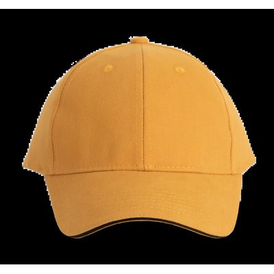 Gorra algodón grueso Cumin Yellow / Dark Grey