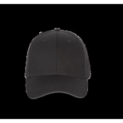 Gorra sencilla de algodón Black / Dark Grey