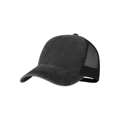 Gorra 5 paneles efecto lavado Neg