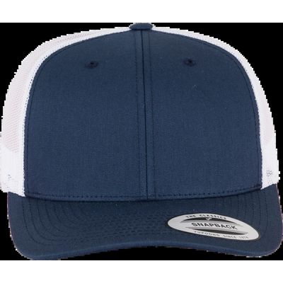 Gorra trucker retro bicolor Navy / White