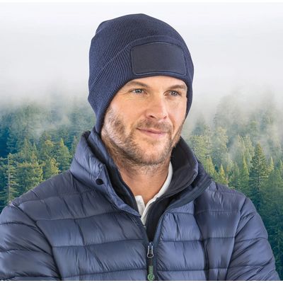 Gorro punto con Parche frontal