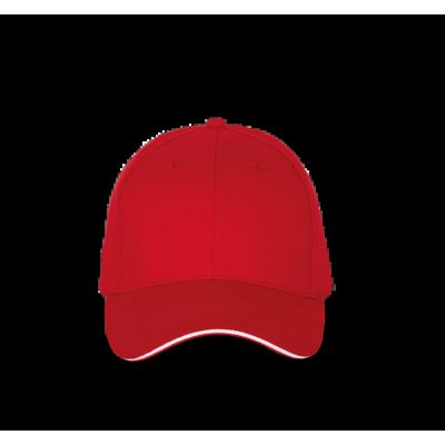 Gorra con Correa de ajuste Red / White