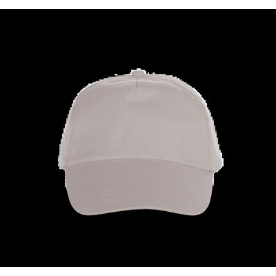 Gorra 5 paneles ajustable Light Grey