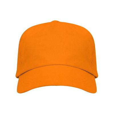 Gorra ajustable de algodón en 2 tallas Naranja UNICA