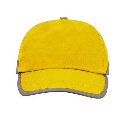 Gorra reflectante de 5 paneles en algodón