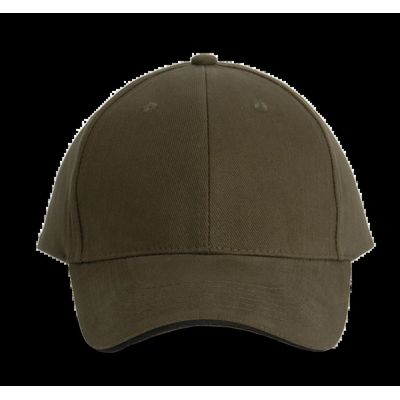 Gorra algodón grueso Dark Khaki / Dark Grey