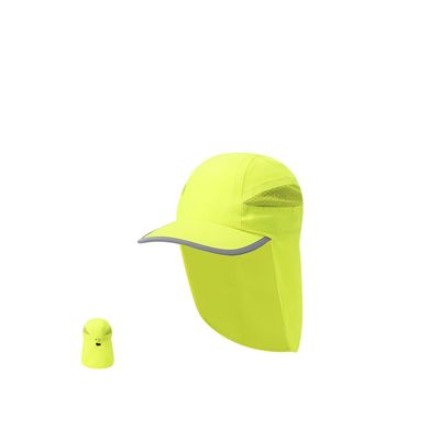 Gorra fluorescente y reflectante ajustable