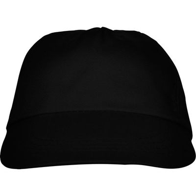 Gorra 5 paneles con ventilación Negro UNICA