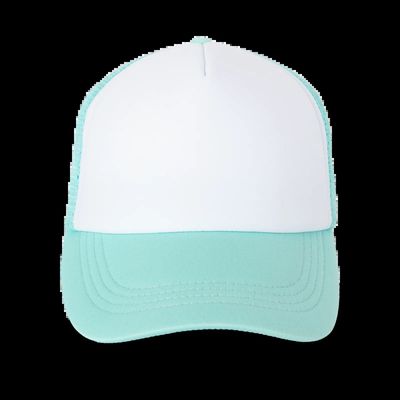 Gorra trucker con ajuste de plástico White / Pastel Cyan