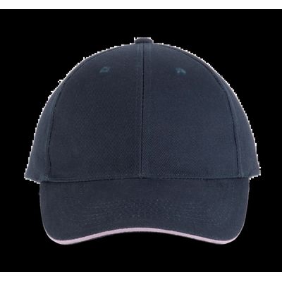Gorra algodón grueso Navy / Pink