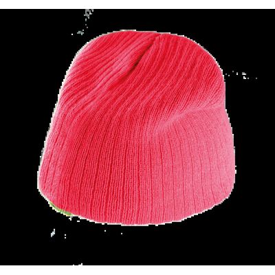 Gorro de punto acanalado 100% acrílico Strawberry Pink