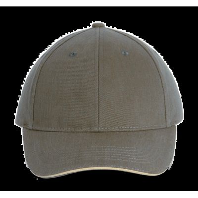 Gorra algodón grueso Olive / Beige