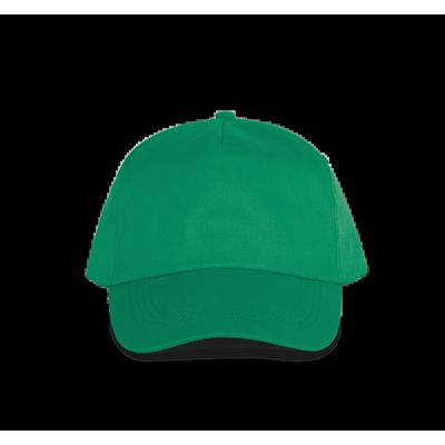 Gorra 5 paneles ajustable Kelly Green