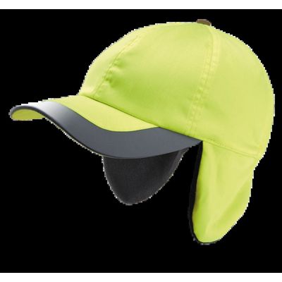 Gorra con orejeras fluorescente Fluorescent Yellow