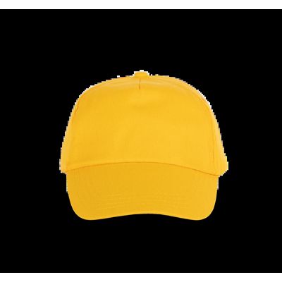 Gorra 5 paneles ajustable Yellow