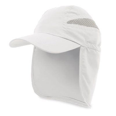 Gorra de microfibra con solapa trasera Bl