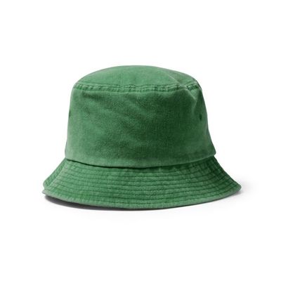 Gorro de algodón bob efecto lavado Verde Oscuro Talla Única Adulto