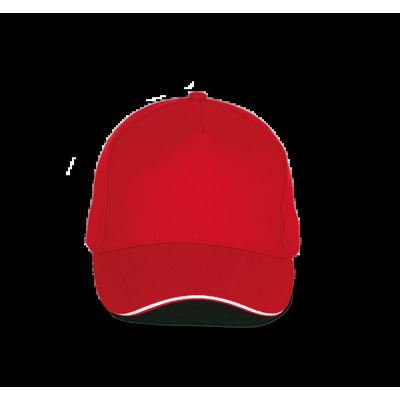 Gorra Cierre ajustable hebilla Red / White