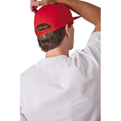 Gorra snapback de algodón