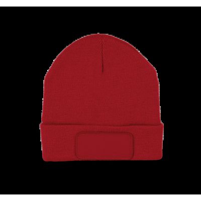 Gorro con forro polar y parche Red