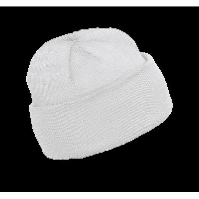 Gorro de punto unisex White