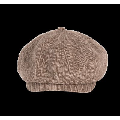 Gorra boina de poliéster Herringbone Sand L/Xl