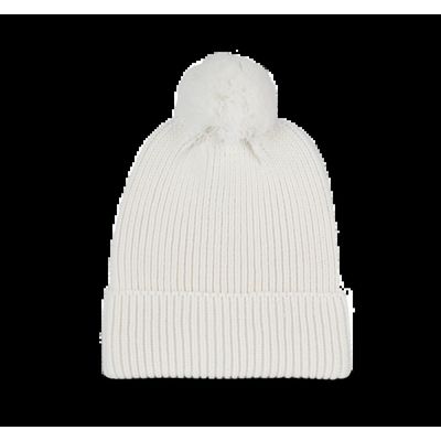 Gorro con pompón eco Off White