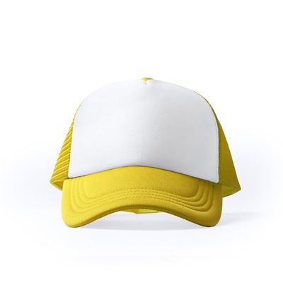 Gorra de adulto con panel frontal acolchado Amarillo Talla Única Adulto