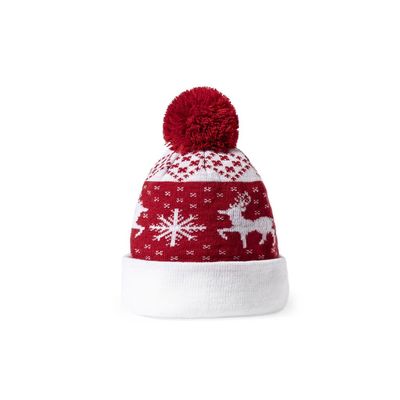 Gorro Navideño con Pom Pom a Juego