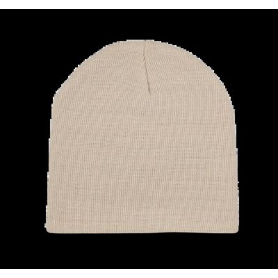 Gorro de punto fino reciclado Light Sand